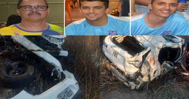 Três pessoas morrem e uma fica ferida após capotamento na BR 407 em Jaguarari Três pessoas morrem e uma fica ferida após capotamento na BR 407 em Jaguarari